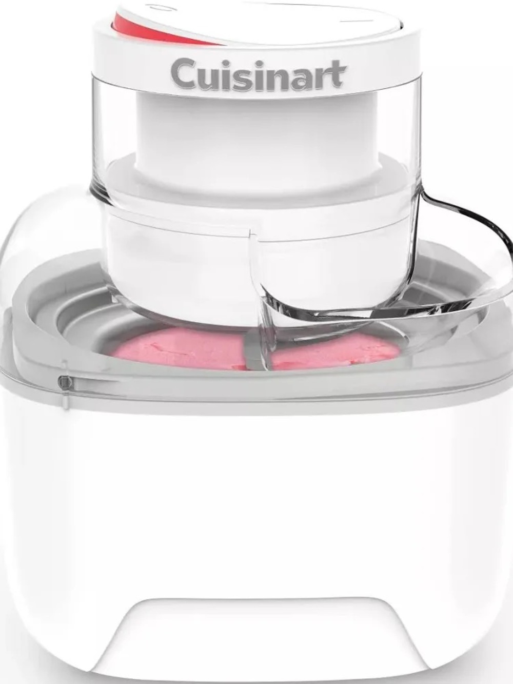 Cuisinart White Ice Cream Maker with Pink Accent - NWOT